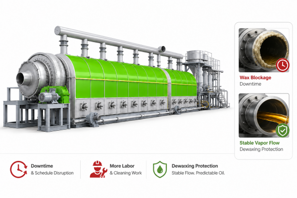 Pyrolysis dewax factors
