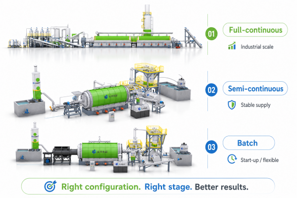 Yushunxin pyrolysis plant designs
