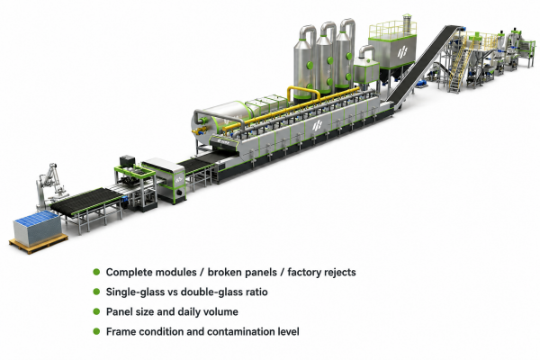 Photovoltaic Panel Continuous Pyrolysis Recycling Equipment