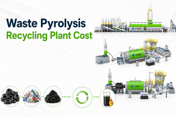 Waste recycling pyrolysis plant cost
